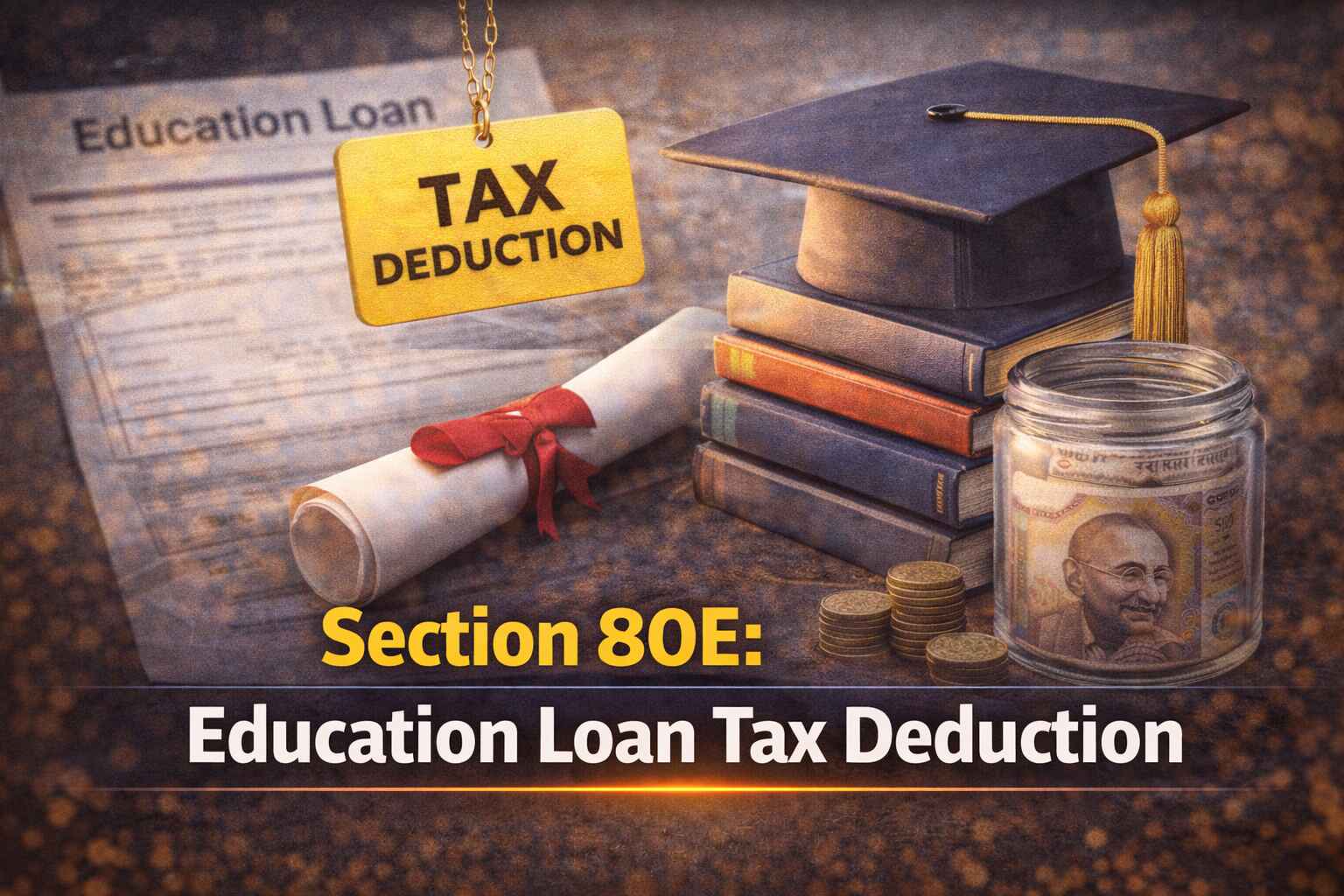 Section 80E Education Loan Tax Deduction